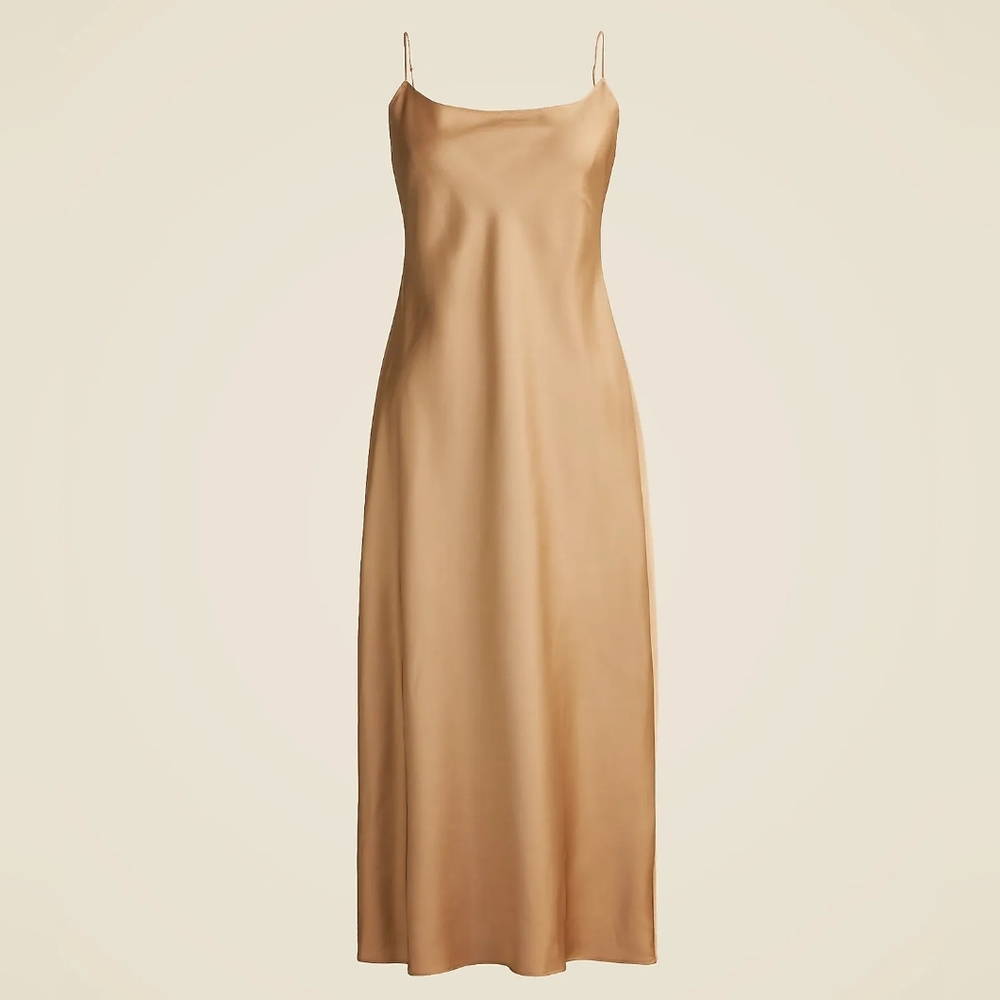 J Crew Gwyneth slip dress in luster charmeuse
